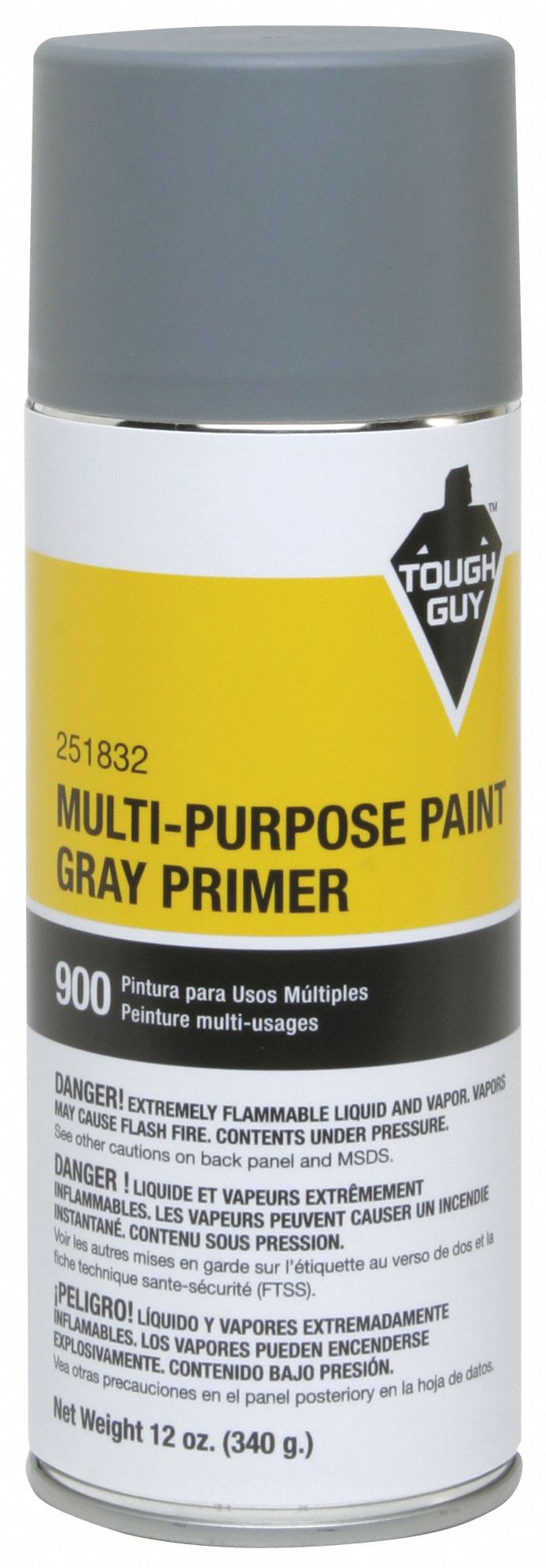 SPRAY PRIMER,ALKYD,GRAY,ENAMEL