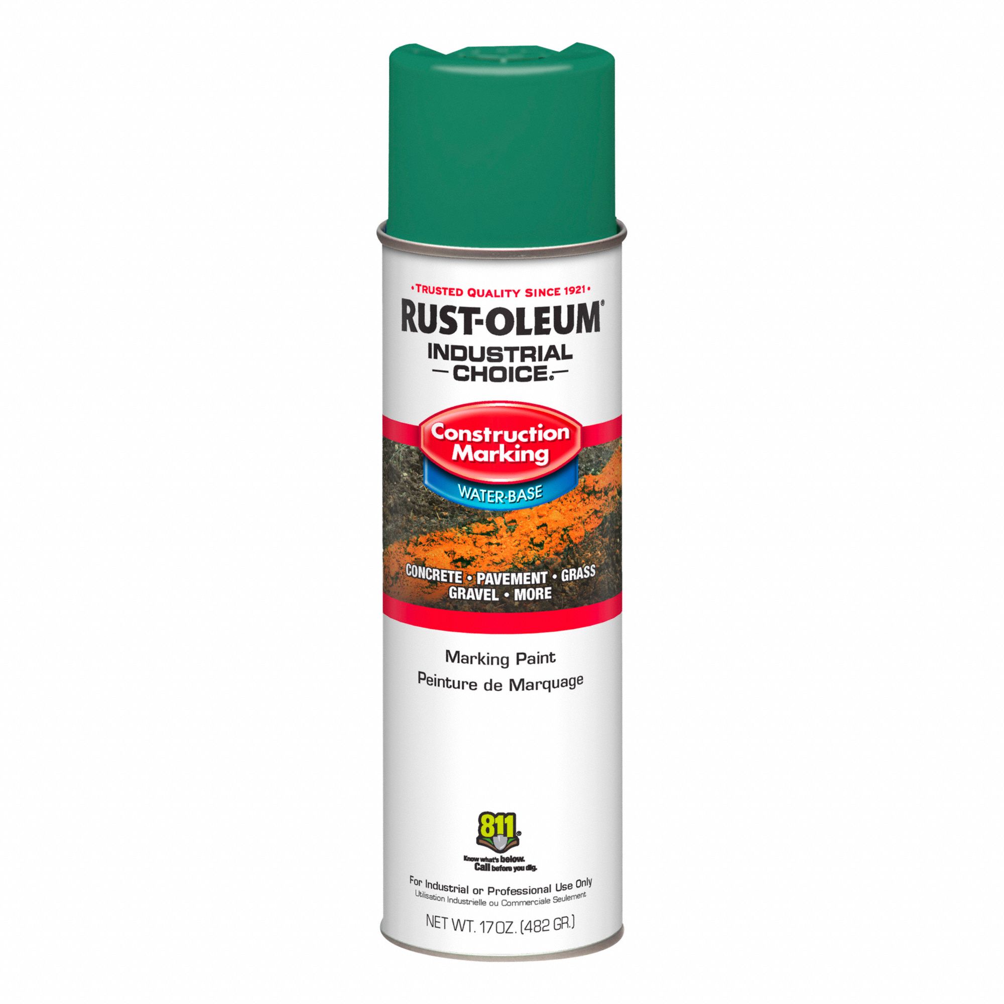SPRAY PAINT,SAFETY GREEN