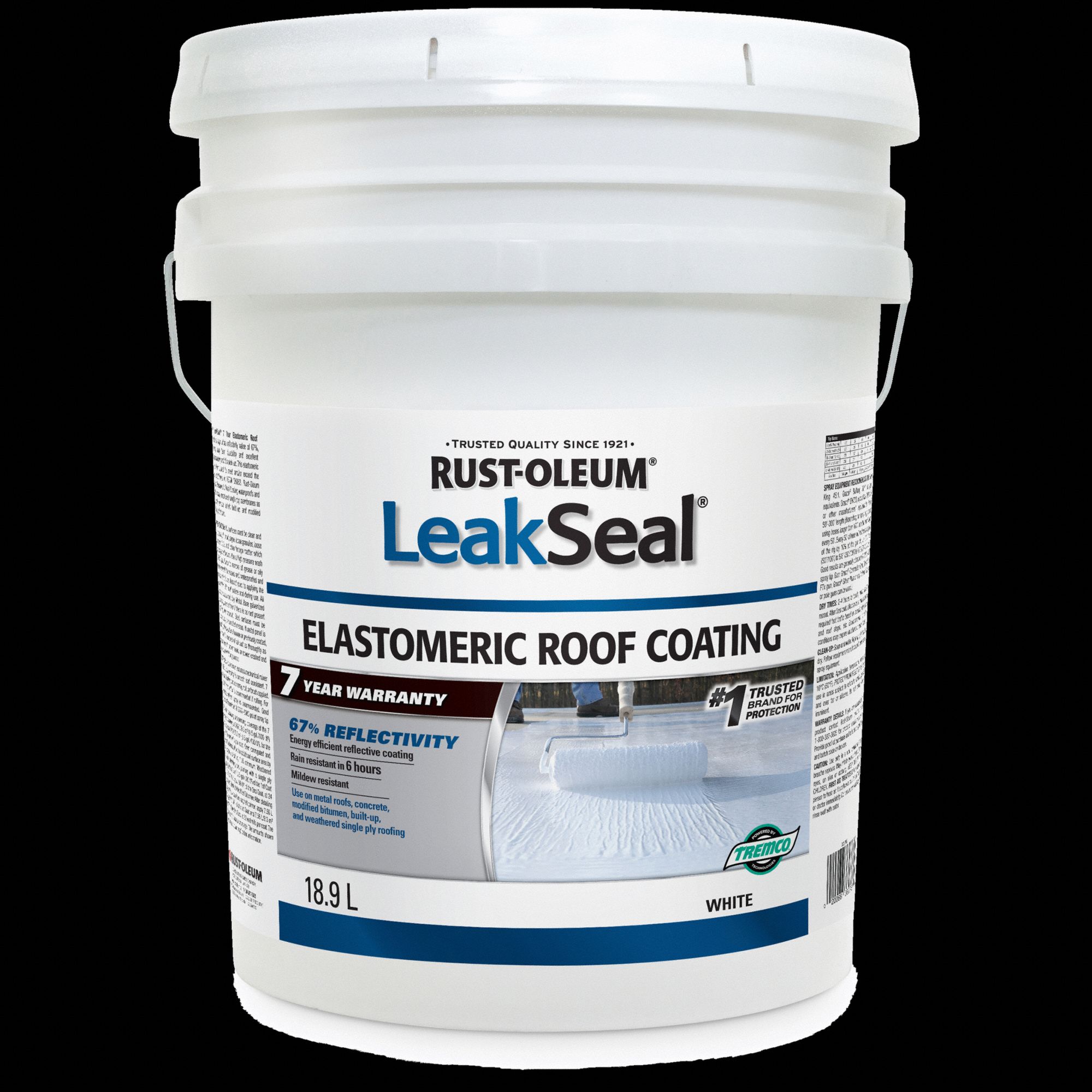 SEALER, ENERGY-EFFICIENT, 67% REFLECTIVE, METALLIC, 18.9 L, ELASTOMERE