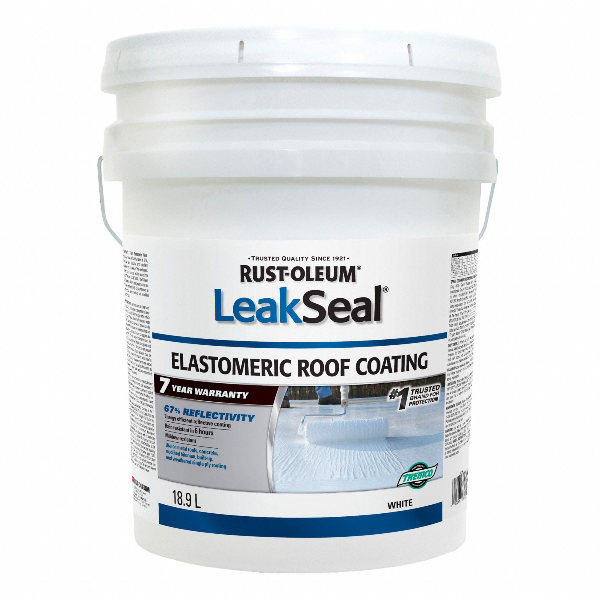 SEALER, ENERGY-EFFICIENT, 67% REFLECTIVE, METALLIC, 18.9 L, ELASTOMERE