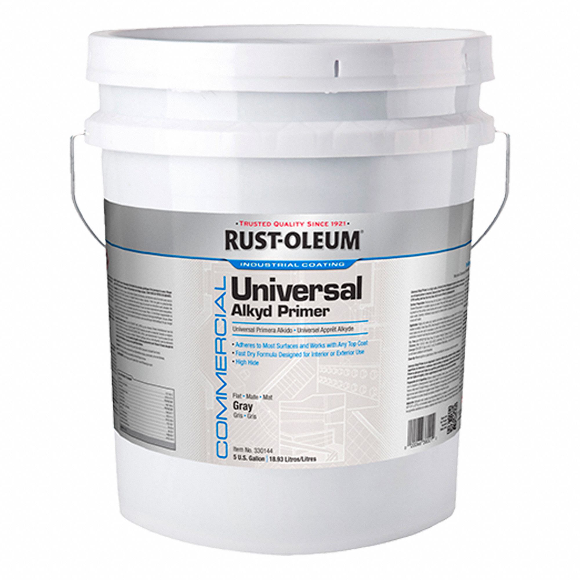 ALKYD PRIMER,GREY,5 GAL