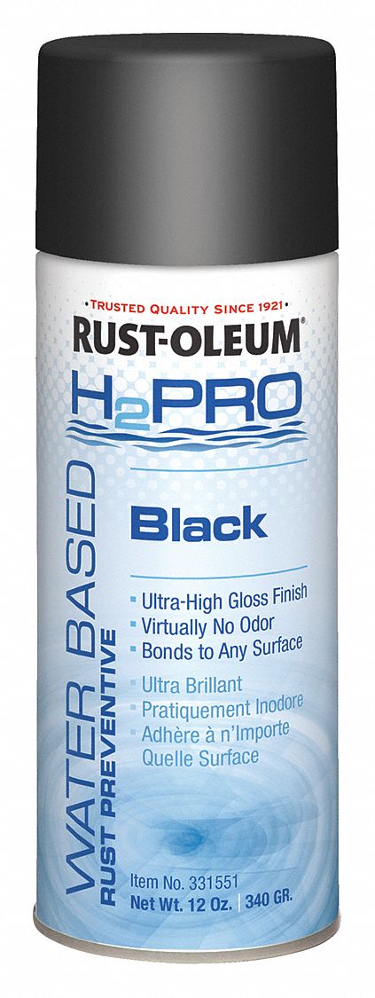 gloss black spray paint for plastic