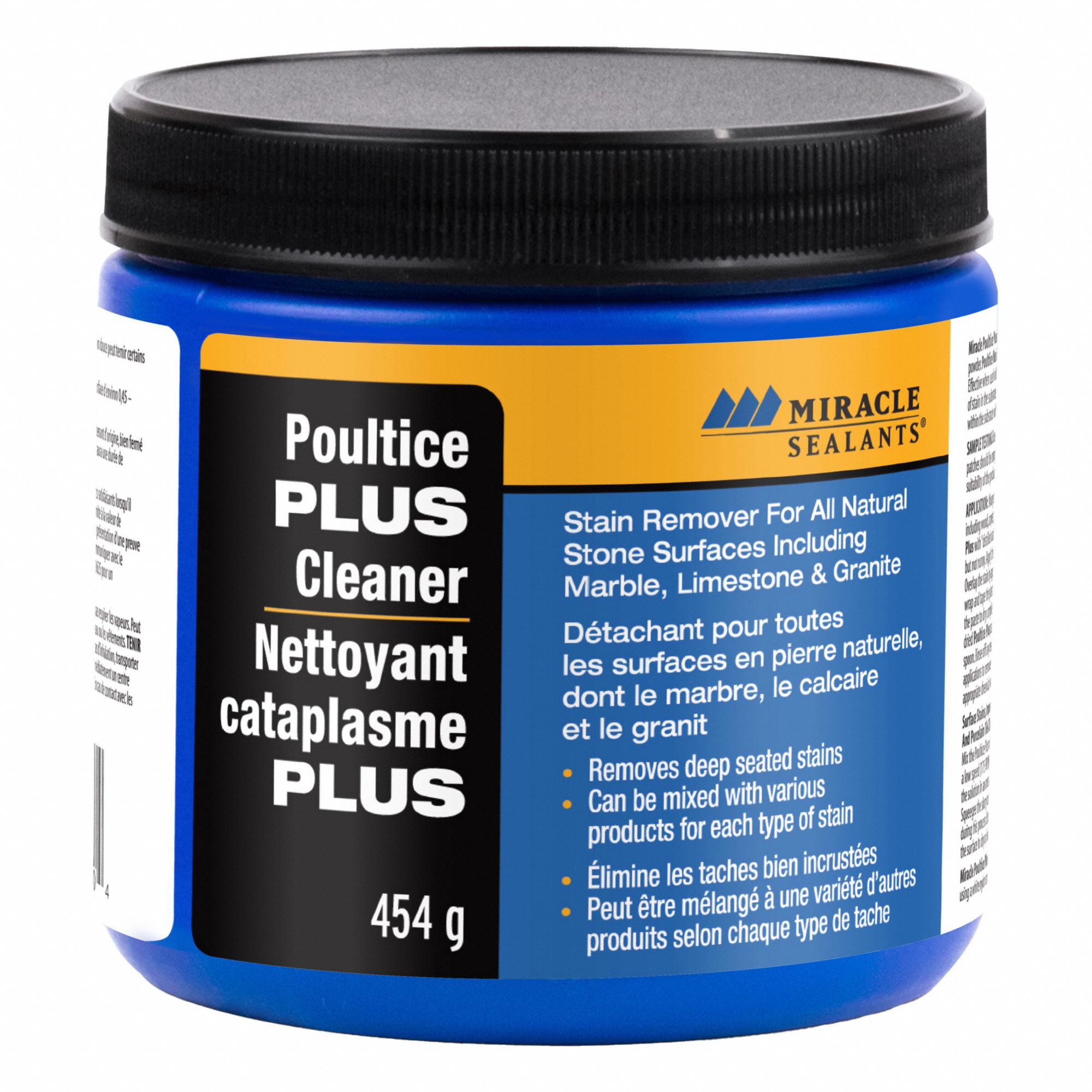 MIRACLE SEALANTS MIRACLE POWDER MIX, STAIN REMOVER, MULTIPURPOSE, 454G