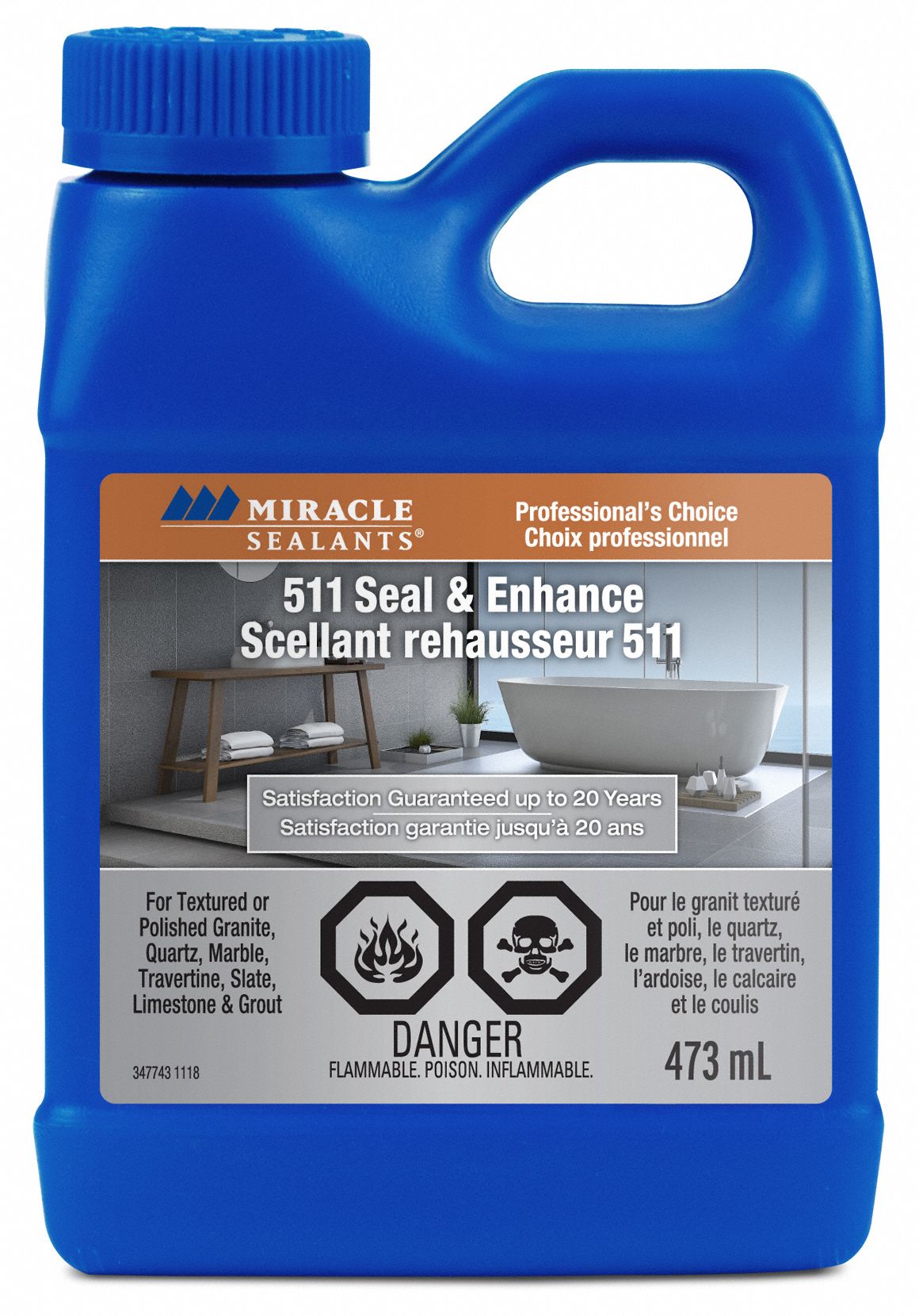 MIRACLE 511 SEAL AND ENHANCE, 946 ML, 3 DAY CURE, 1 HR WORK TIME, SILICONE, MULTI-PURPOSE