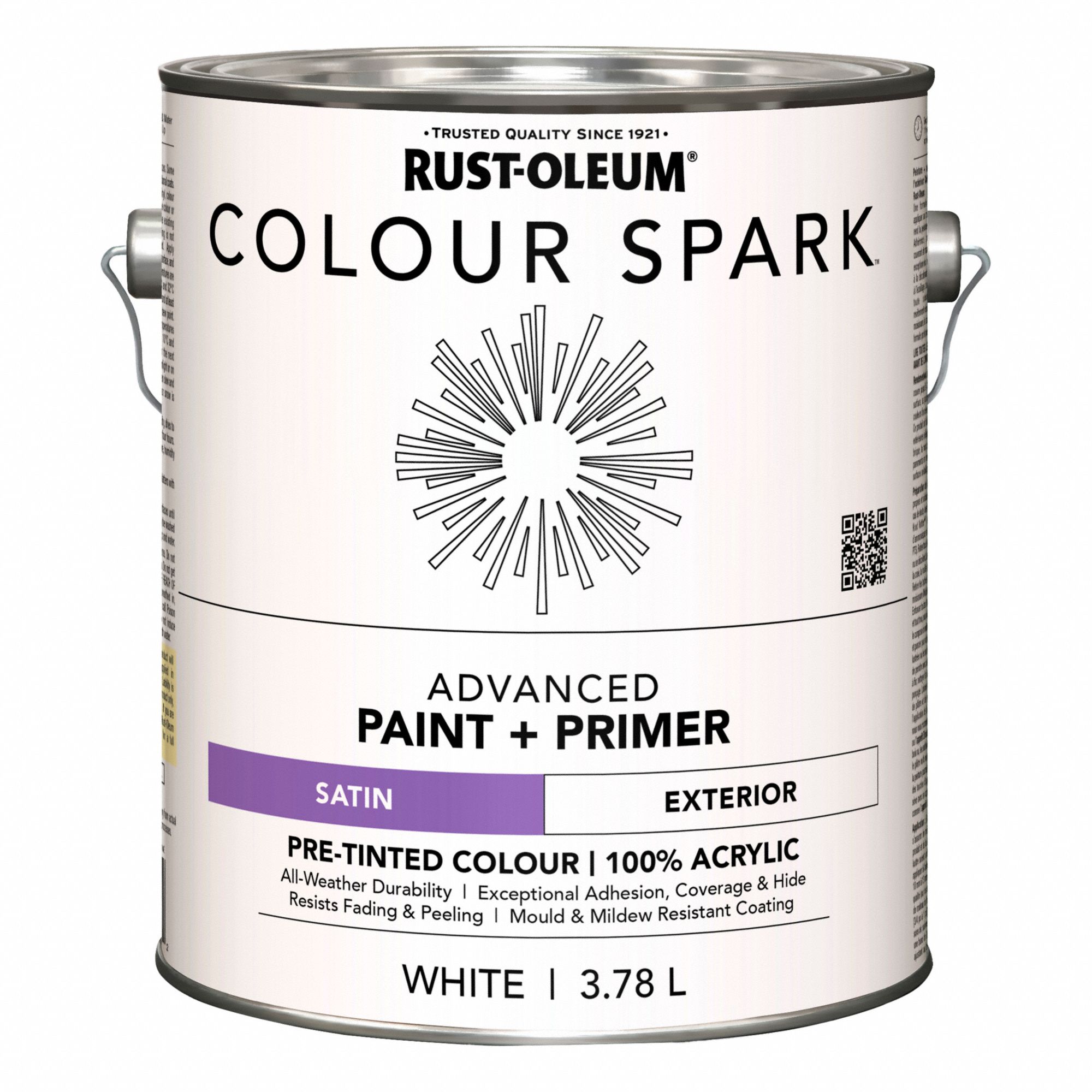 EXTERIOR PAINT,3.78 L,WHITE
