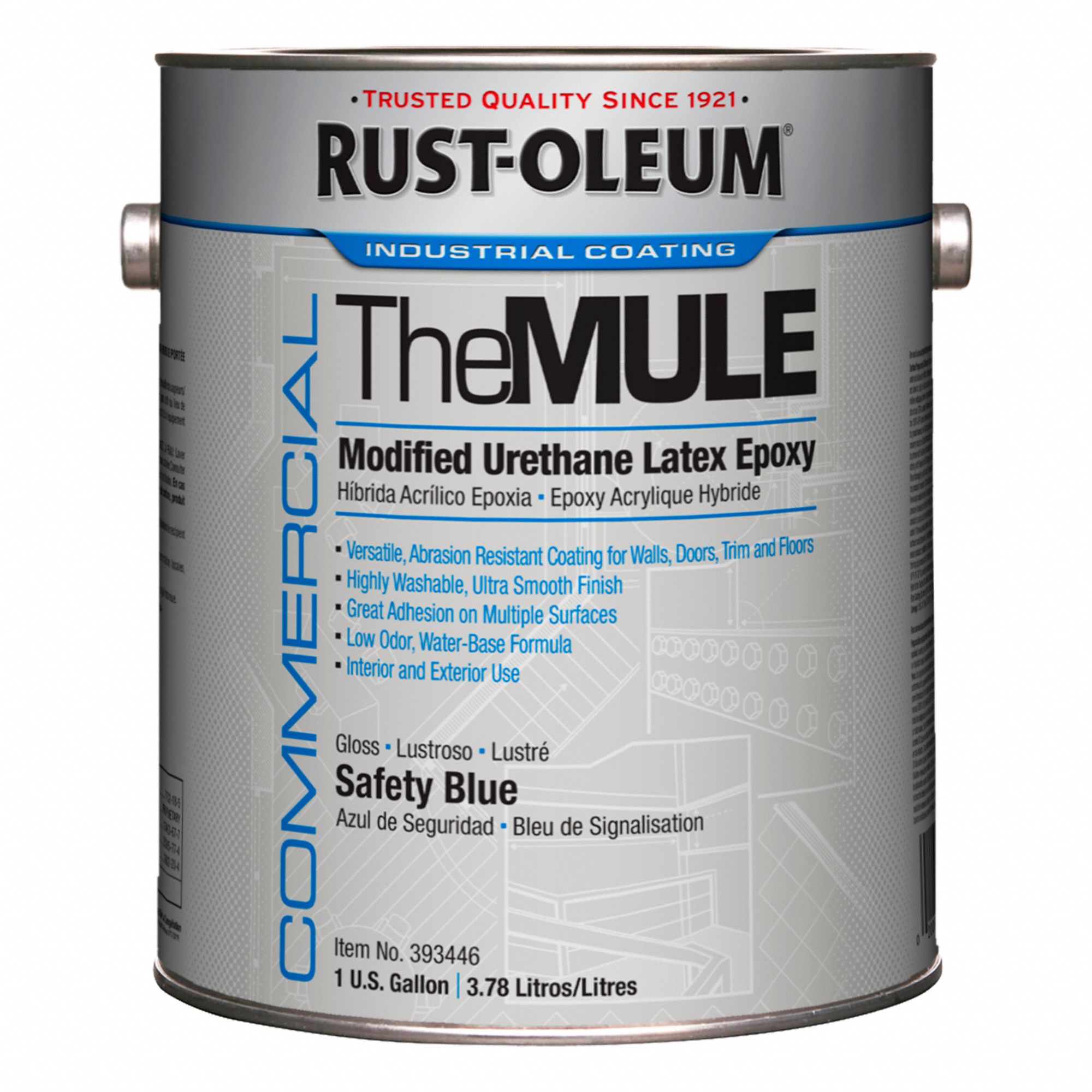 EPOXY COATING,SAFETY BLUE,1 GAL