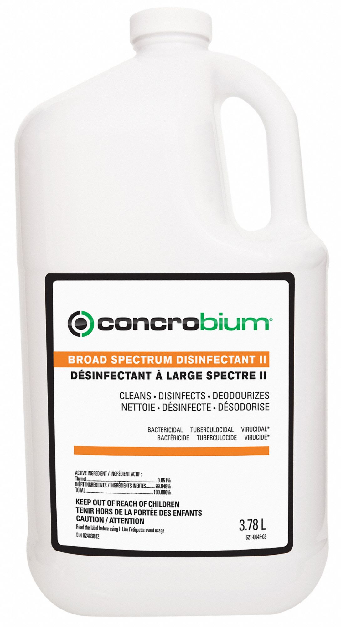 BROAD SPECTRUM DISINFECTANT,3.78L