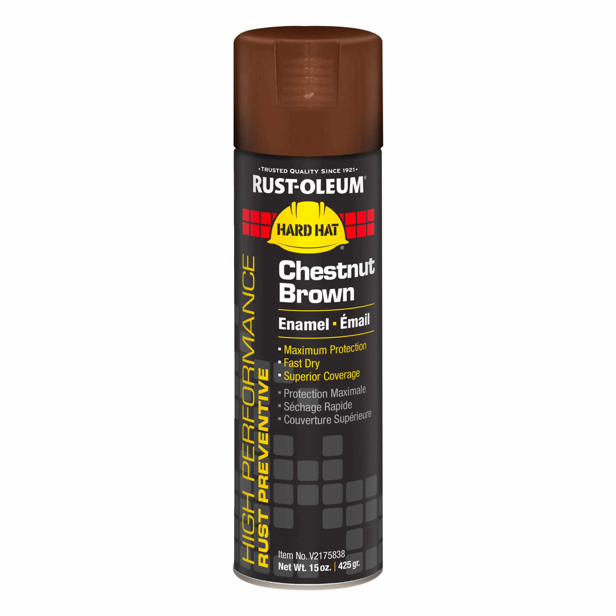 SPRAY PAINT,BROWN,HEAT RESISTANT,15 OZ