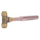 WATER HAMMER ARRESTOR, RESIDENTIAL, PUSH-TO-CONNECT, 200 PSI, 6-3/8 X 1/2 IN, BRASS, 3 UNITS