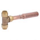 WATER HAMMER ARRESTOR KIT, COMMERCIAL, PUSH-TO-CONNECT, 200 PSI, 7-3/8 X 1/2 IN, BRASS