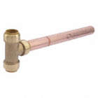 WATER HAMMER ARRESTOR, RESIDENTIAL, PUSH-TO-CONNECT, 200 PSI, 9-23/32 X 3/4 IN, BRASS, 3 UNITS