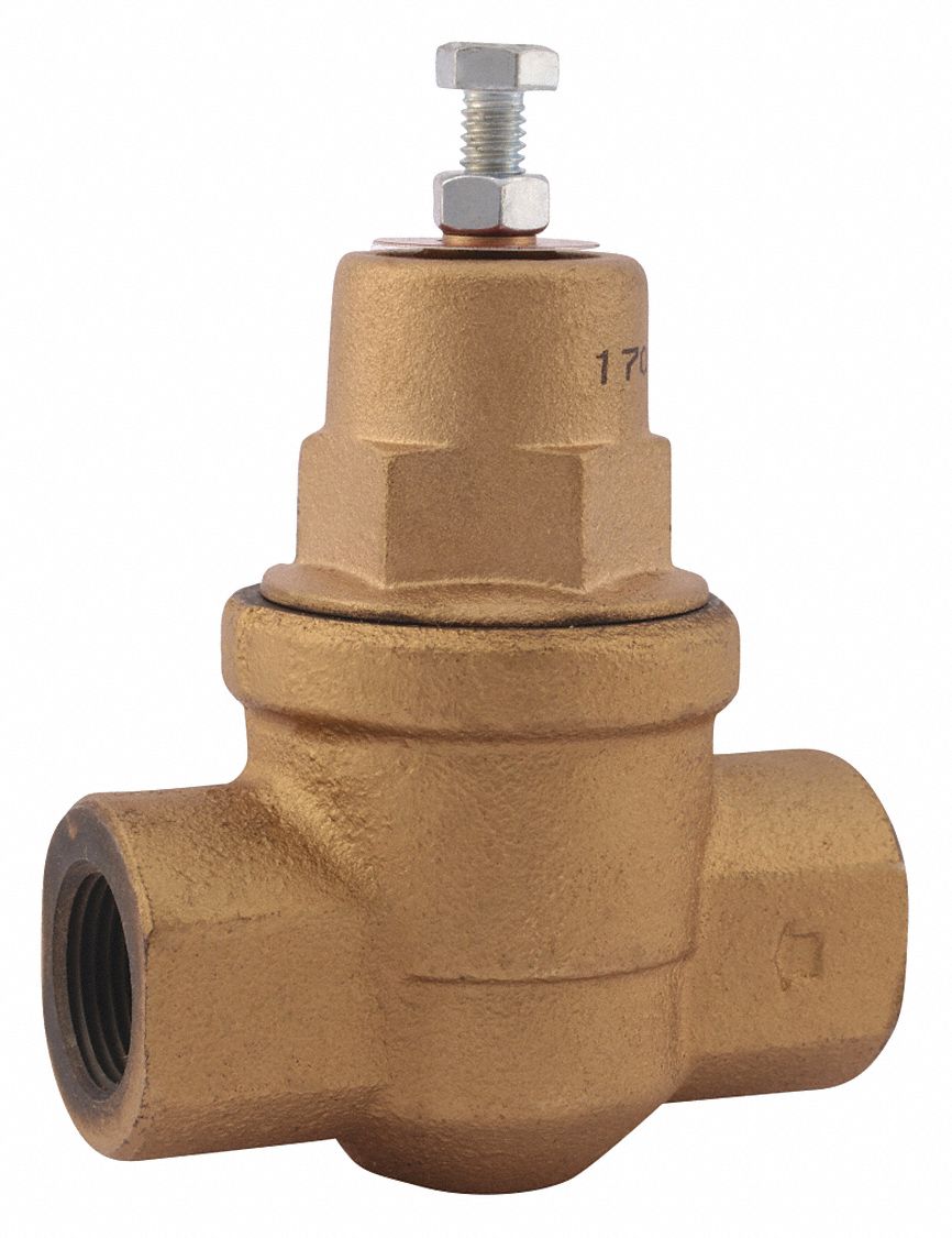 RÉGUL PRES EAU EB75,10 À 70 LB/PO2,TEMP MAX 180  ° F,ENTRÉE/SORTIE TLE 3/4 PO,FER