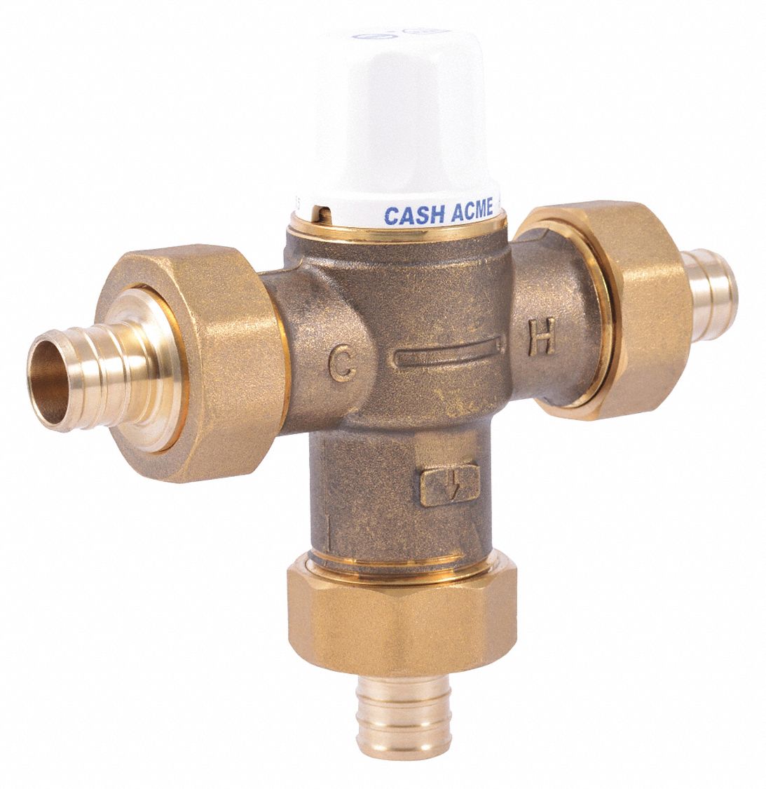 THERMOSTATIC MIXING VALVE,3/4",BARB