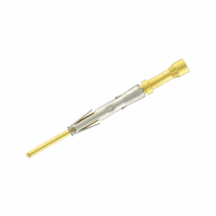 Crimp Contact: Machined, #20, Male, 20 to 18 AWG, Max 2.10 mm2 Insulator, Crimp, 1, 500V, RM