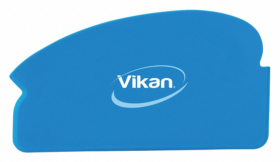 VIKAN HAND SCRAPER, FLEXIBLE, BLUE, 6 1/2 X 6 1/2 IN, POLYPROPYLENE ...