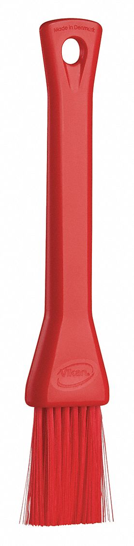 PASTRY DETAIL BRUSH, SOFT BRISTLES, 195 X 30 MM, RED, POLYPROLENE/POLYESTER
