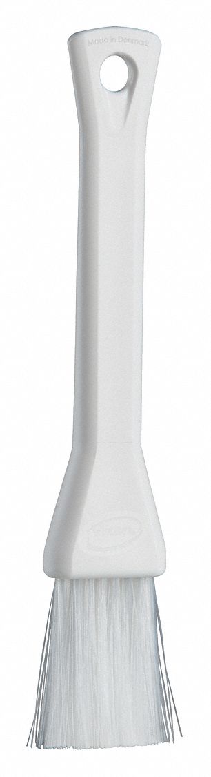 PASTRY DETAIL BRUSH, SOFT BRISTLES, 195 X 30 MM, WHITE, POLYPROLENE/POLYESTER