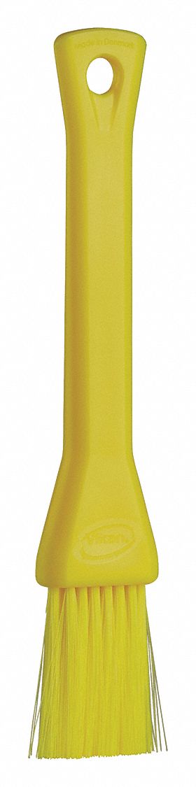 PASTRY DETAIL BRUSH, SOFT BRISTLES, 195 X 30 MM, YELLOW, POLYPROLENE/POLYESTER
