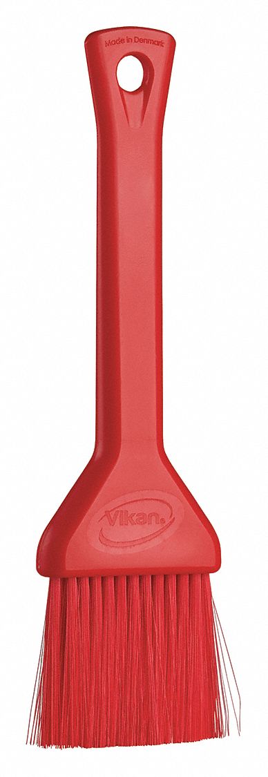 PASTRY DETAIL BRUSH, SOFT BRISTLES, 195 X 50 MM, RED, POLYPROLENE/POLYESTER