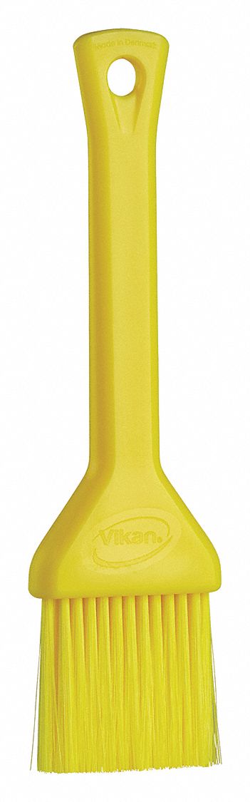PASTRY DETAIL BRUSH, SOFT BRISTLES, 195 X 50 MM, YELLOW, POLYPROLENE/POLYESTER
