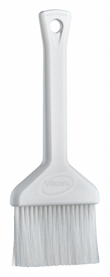 PASTRY DETAIL BRUSH, SOFT BRISTLES, 195 X 80 MM, WHITE, POLYPROLENE/POLYESTER