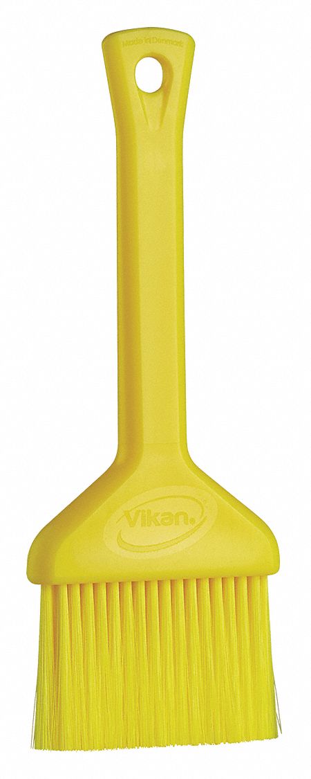 PASTRY DETAIL BRUSH, SOFT BRISTLES, 195 X 80 MM, YELLOW, POLYPROLENE/POLYESTER