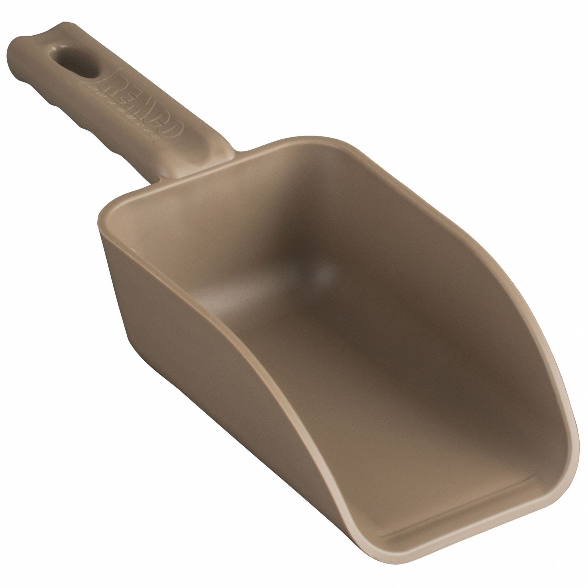 MINI HAND SCOOP,16 OZ.,BROWN