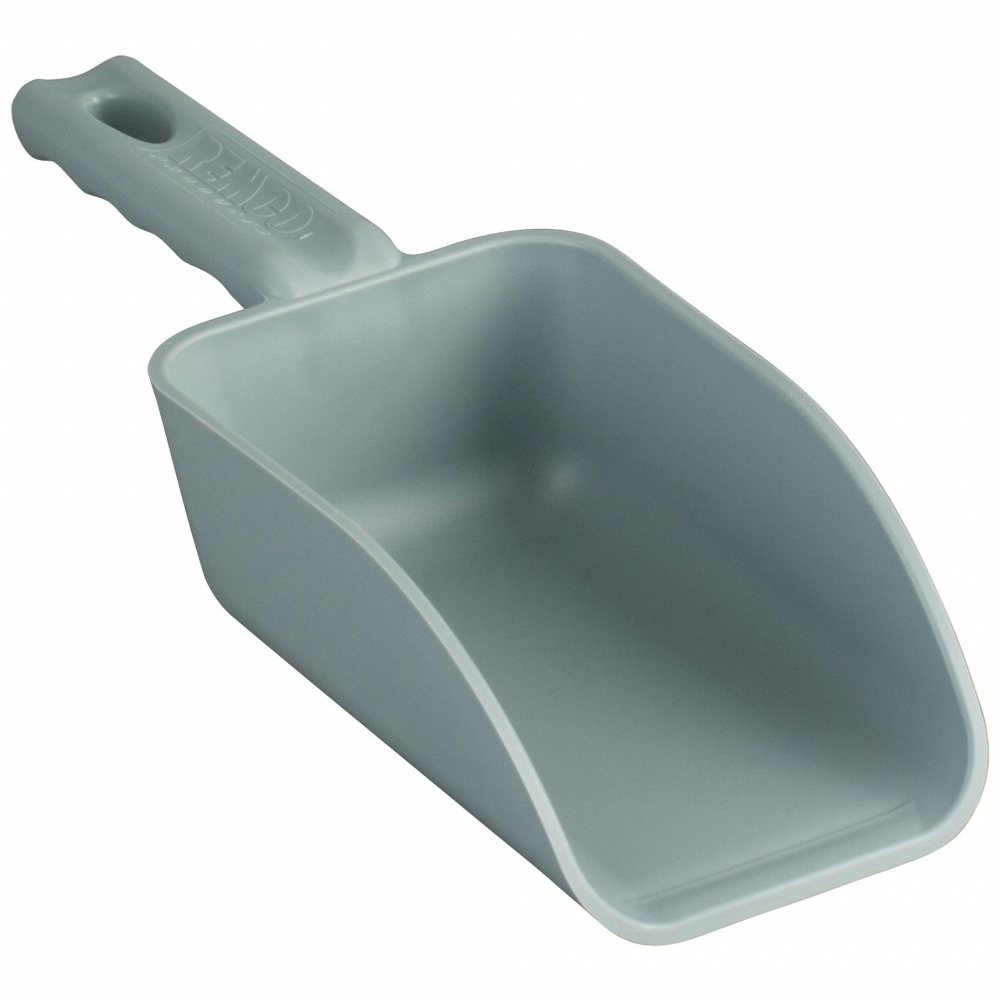 MINI HAND SCOOP, CAP 16 OZ, TEMP -22 TO -176 ° F, GREY, 10 1/4 X 3 1/2 X 2 1/4 IN, PP