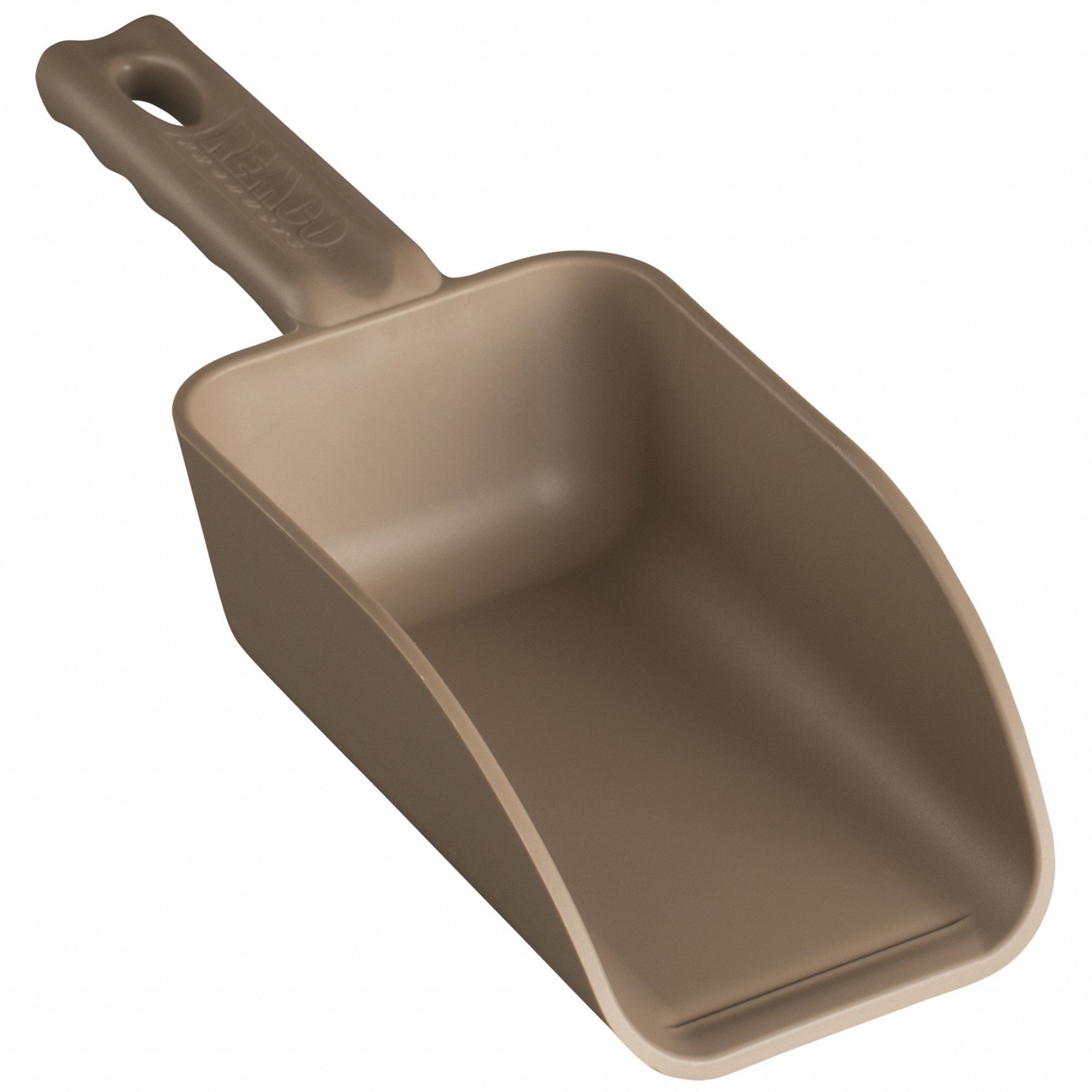 SMALL HAND SCOOP,32 OZ.,BROWN