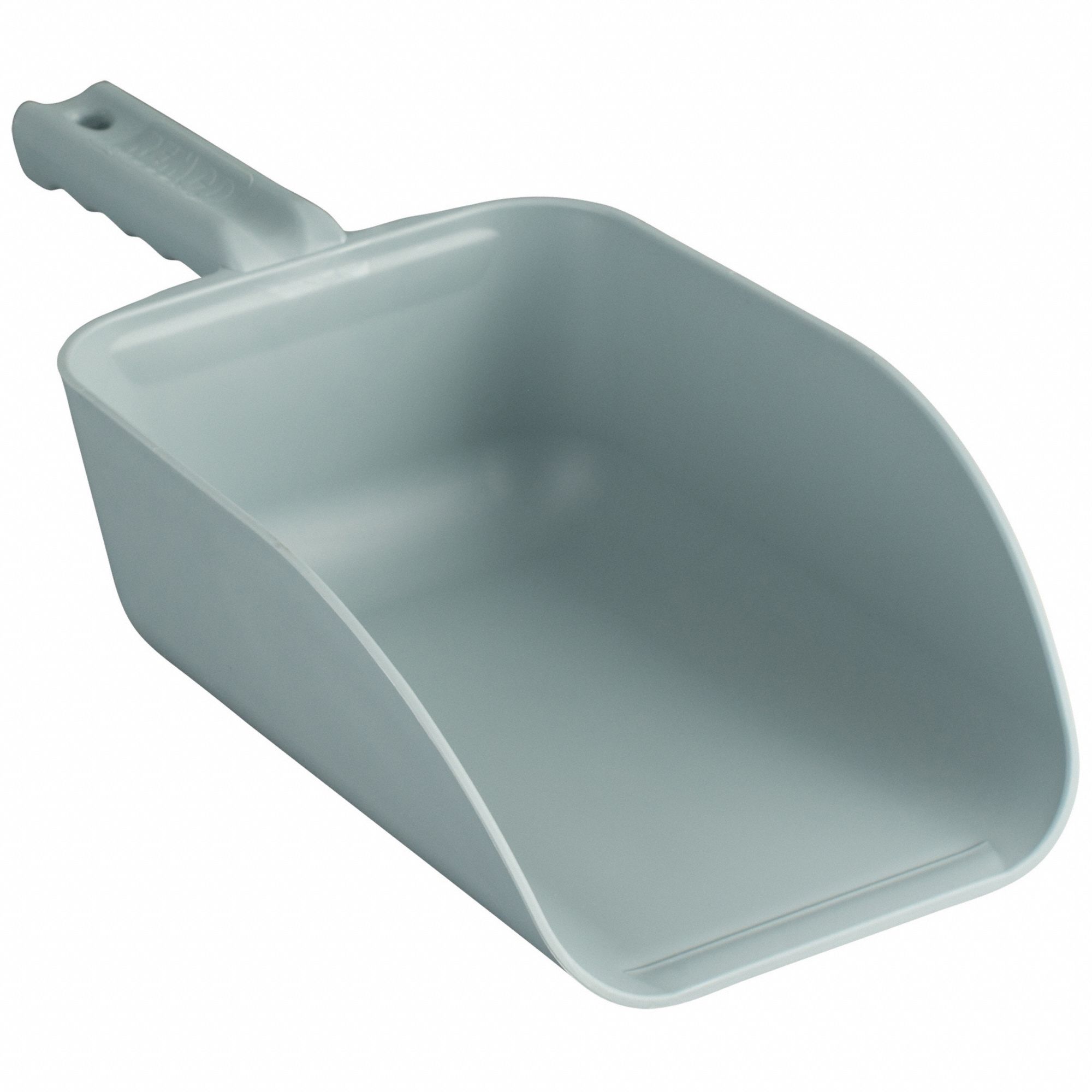 LARGE HAND SCOOP, CAP 82 OZ, TEMP -22 TO -176 ° F, GREY, 15 X 6 1/2 X 3 1/2 IN, PP