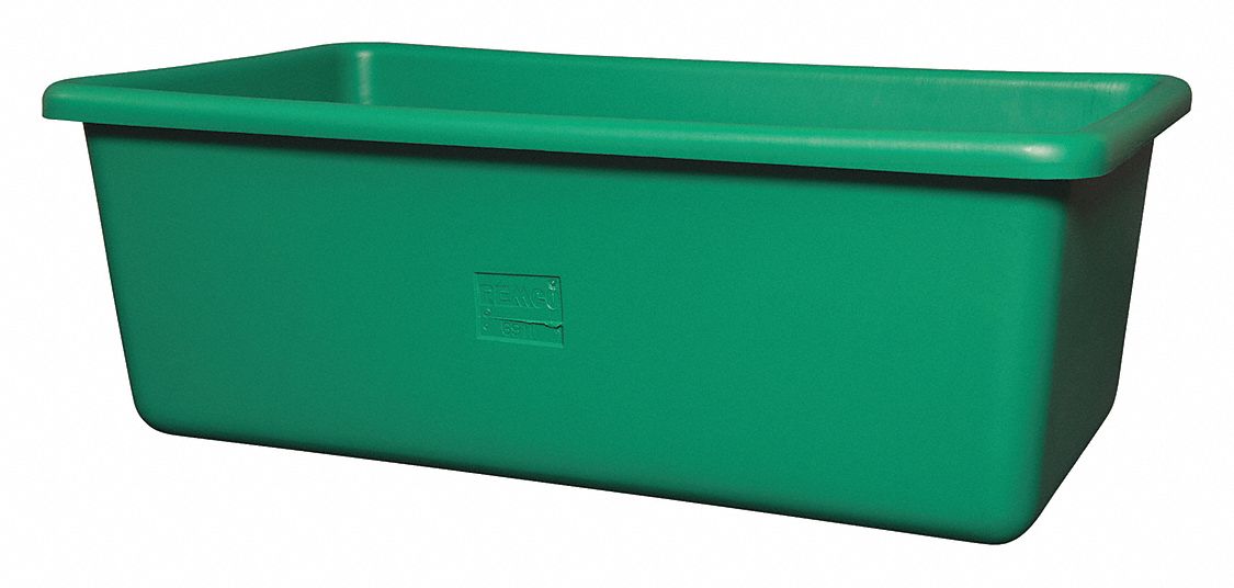 VIKAN hopper tub, green, polyethylene | 69152 - Grainger, Canada