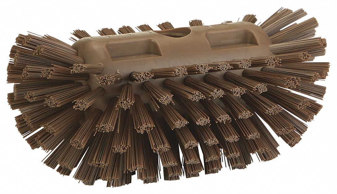 TANK BRUSH, CHEMICAL/ACID/TEMPERATURE RESISTANT, BROWN, 1 1/2 X 8 21/64 X 8 1/3 X 5 1/2 IN, PL