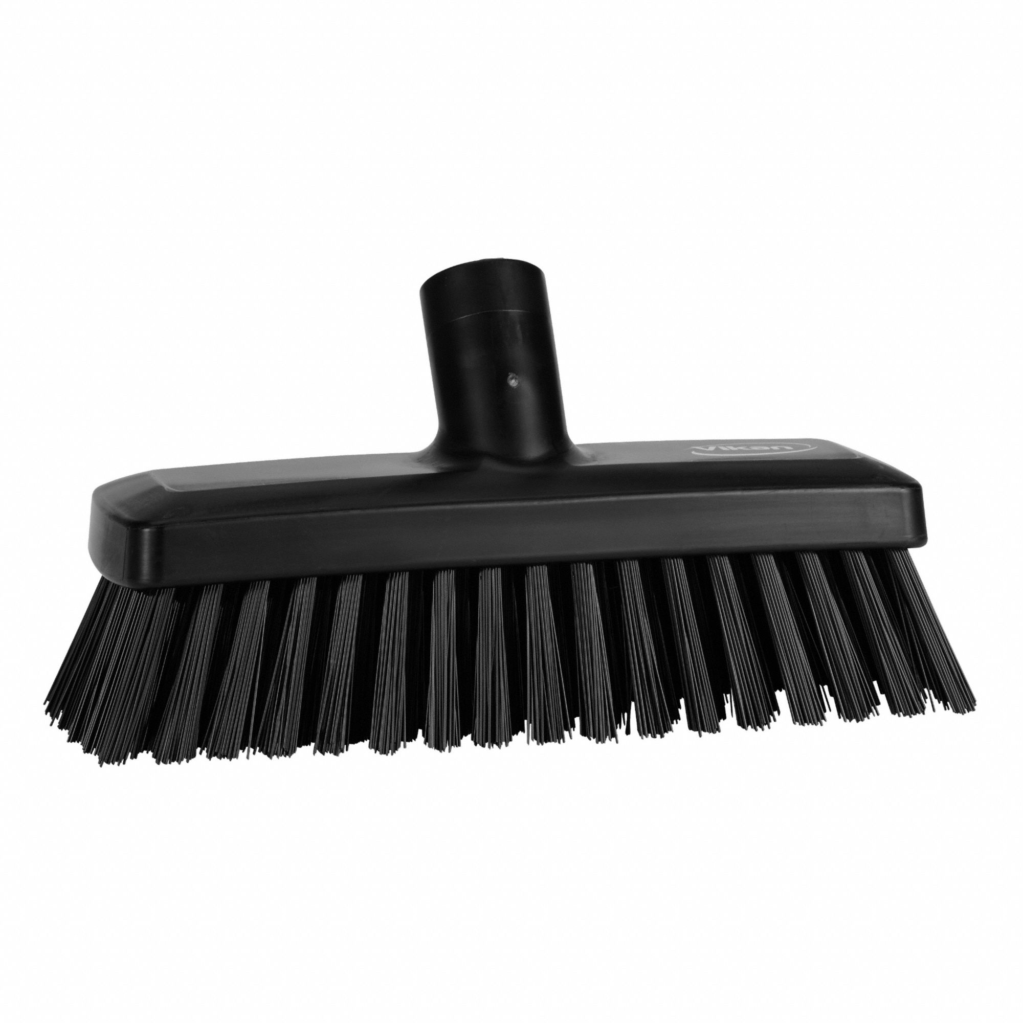 COMPACT WALL/DECK SCRUB, 8.9 STIFF,BLACK