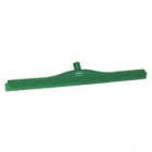 FLOOR SQUEEGEE, FOR 29622/29372 HANDLE, STRAIGHT DOUBLE BLADE, GRN, 28 IN, PLASTIC/RUBBER