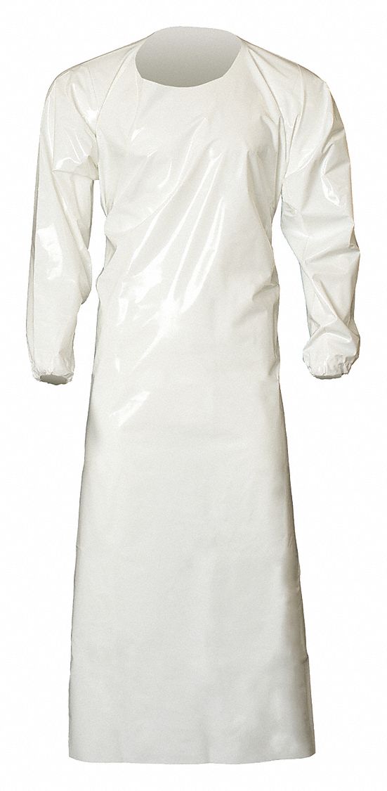 BLOUSE DÉCOUPÉE,RÉUTILISABLE,COUTURE BRUTE,BLC,GRAND,6 MIL,POLYURÉTHANE