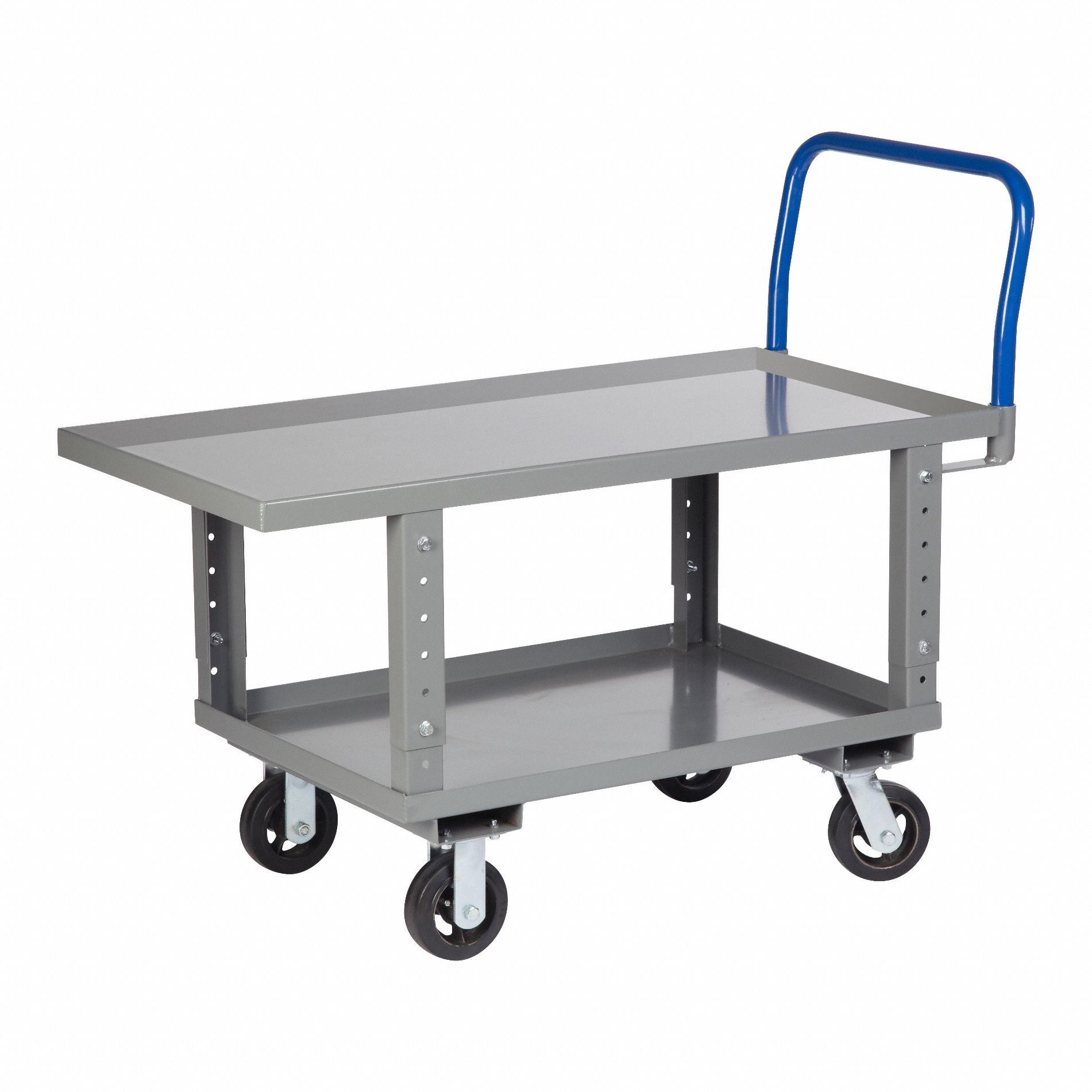 Work-Height Steel-Deck Platform Truck: 2, 000 lb Load Capacity, 50 in x 24 in x 51 in