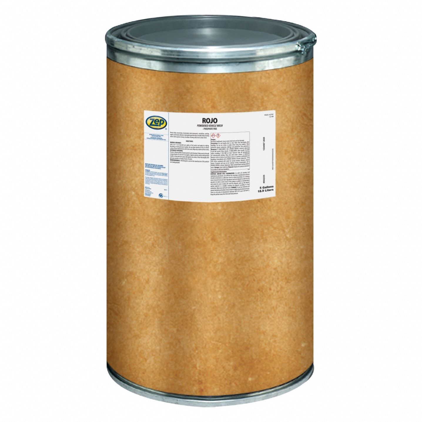 Powdered Vehicle Wash Powder Drum