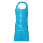 SINGLE-USE APRON, BLUE, 1.5 MIL THICK, 60 X 38 IN, POLYETHYLENE