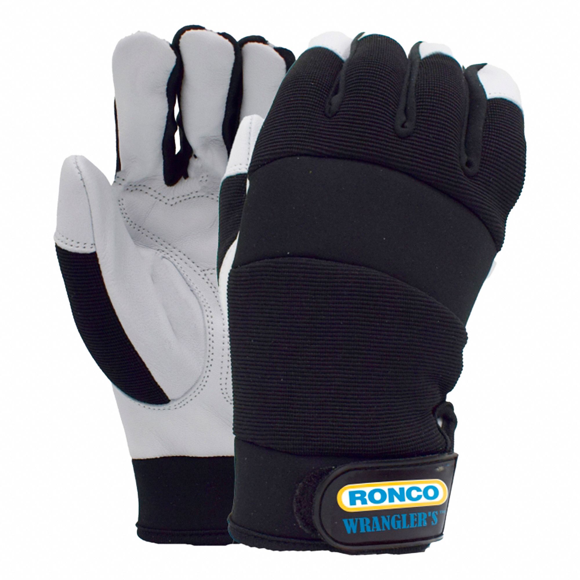 GLOVES,GRAIN LEATHER,PATCH PALM,M,PR