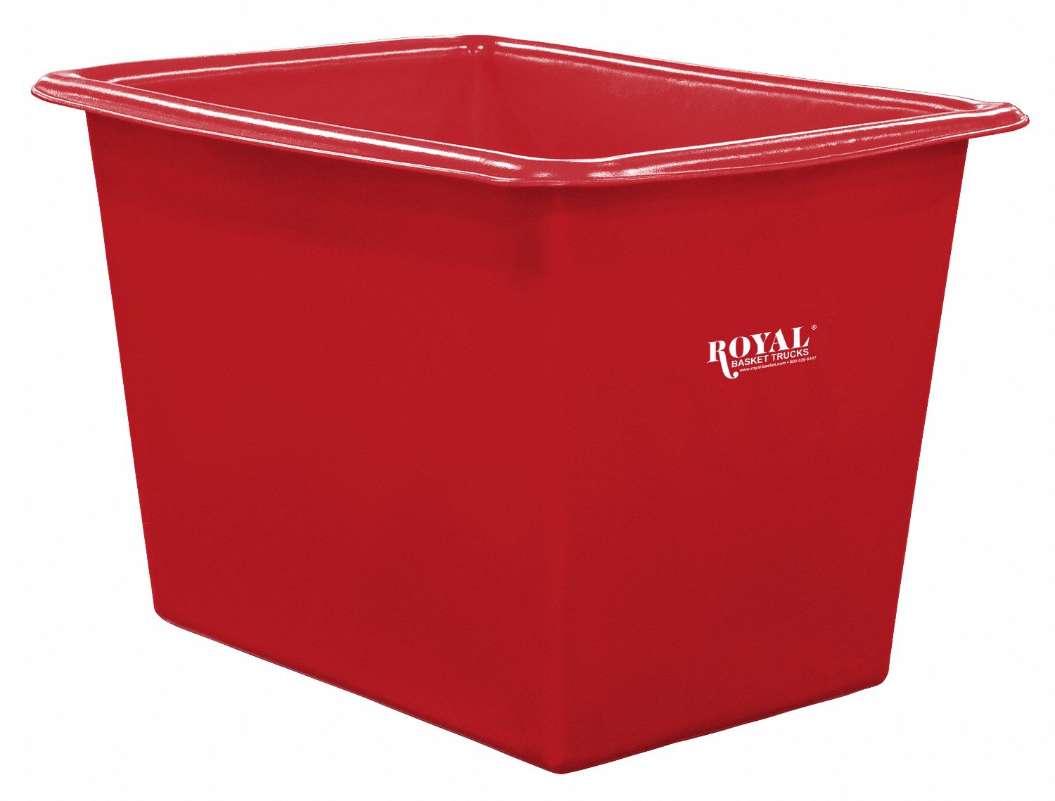 Poly Liner: Polyethylene Liner, Red, 10 bu Truck Capacity, 40 in Overall Lg