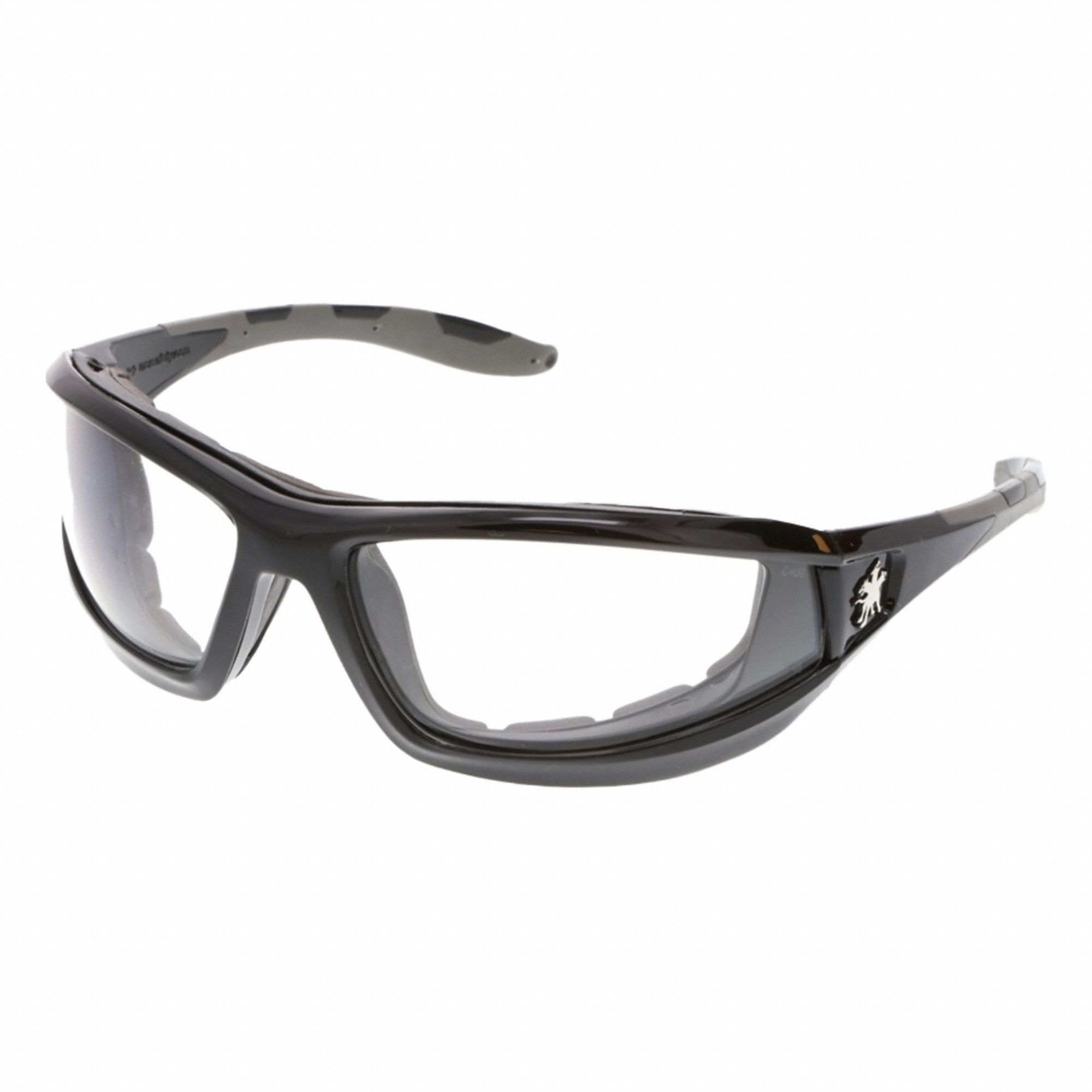 Safety Glasses: Clear Lens Color, Full-Frame, MAX36 Dual Coating, Vented, 1 PR