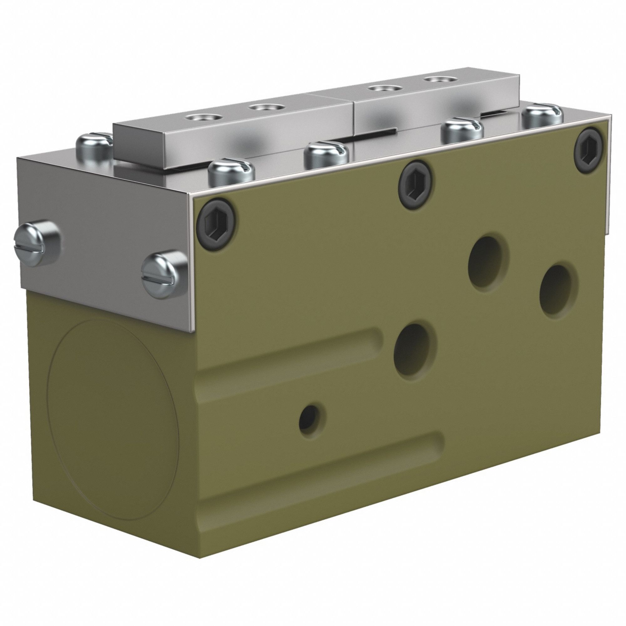 Parallel Gripper: 1/4 in Stroke Lg, 5 psi to 100 psi, 100 psi Max Op Pressure, 5 psi Min Op Pressure