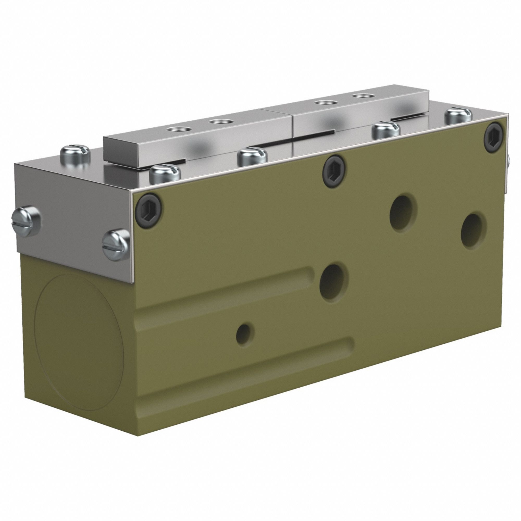 Parallel Gripper: 1/2 in Stroke Lg, 5 psi to 100 psi, 100 psi Max Op Pressure, 5 psi Min Op Pressure