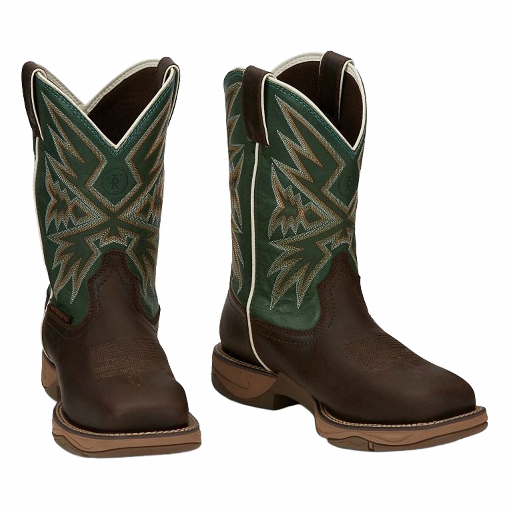 Wellington Boot: Men's, Size 10 1/2, D, Brown, Steel Toe Cap, Removable Insole