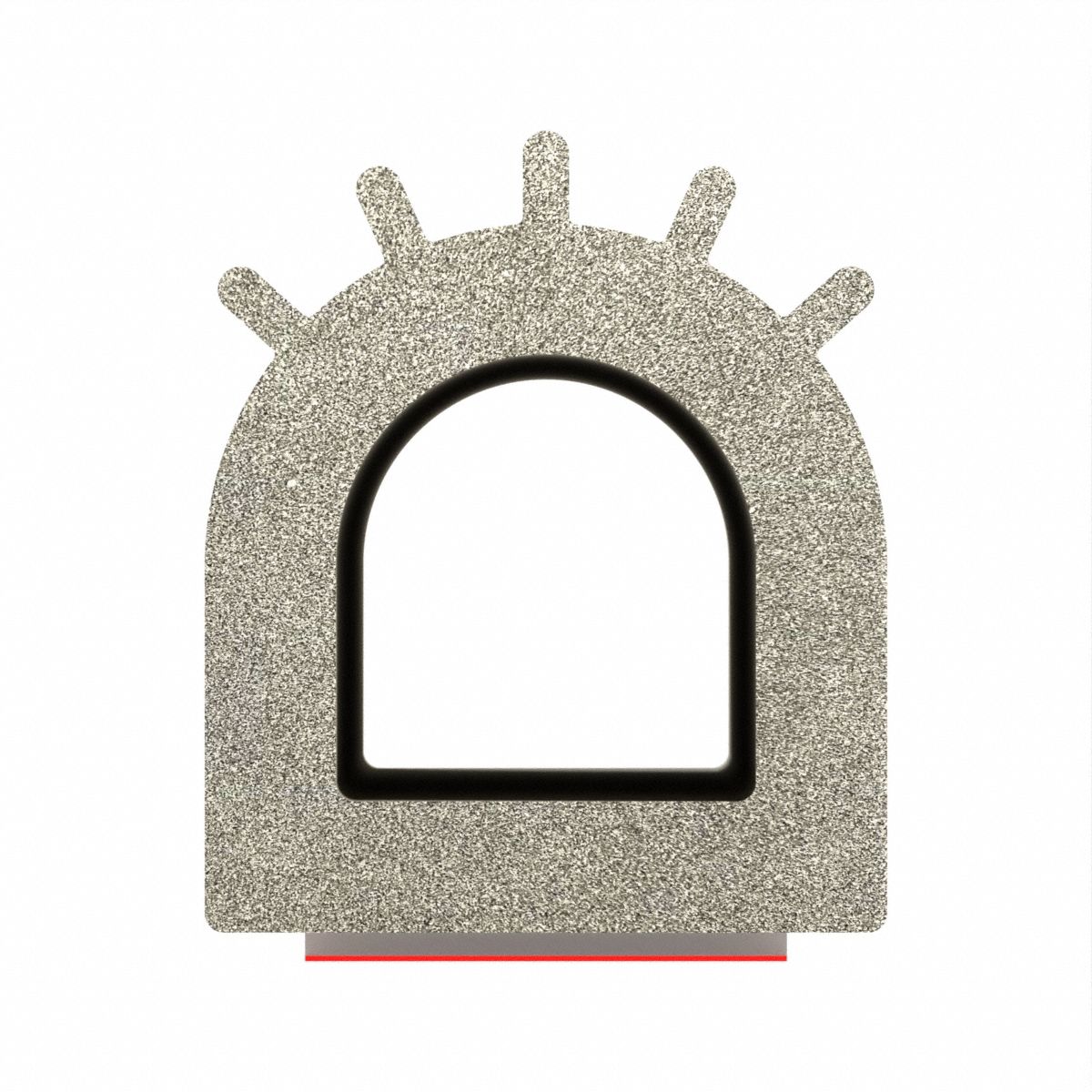 Seal: D-Shaped, Self-Adhesive Mounting, Std, EPDM, 50 ft Overall Lg, 7/8 in Overall Wd