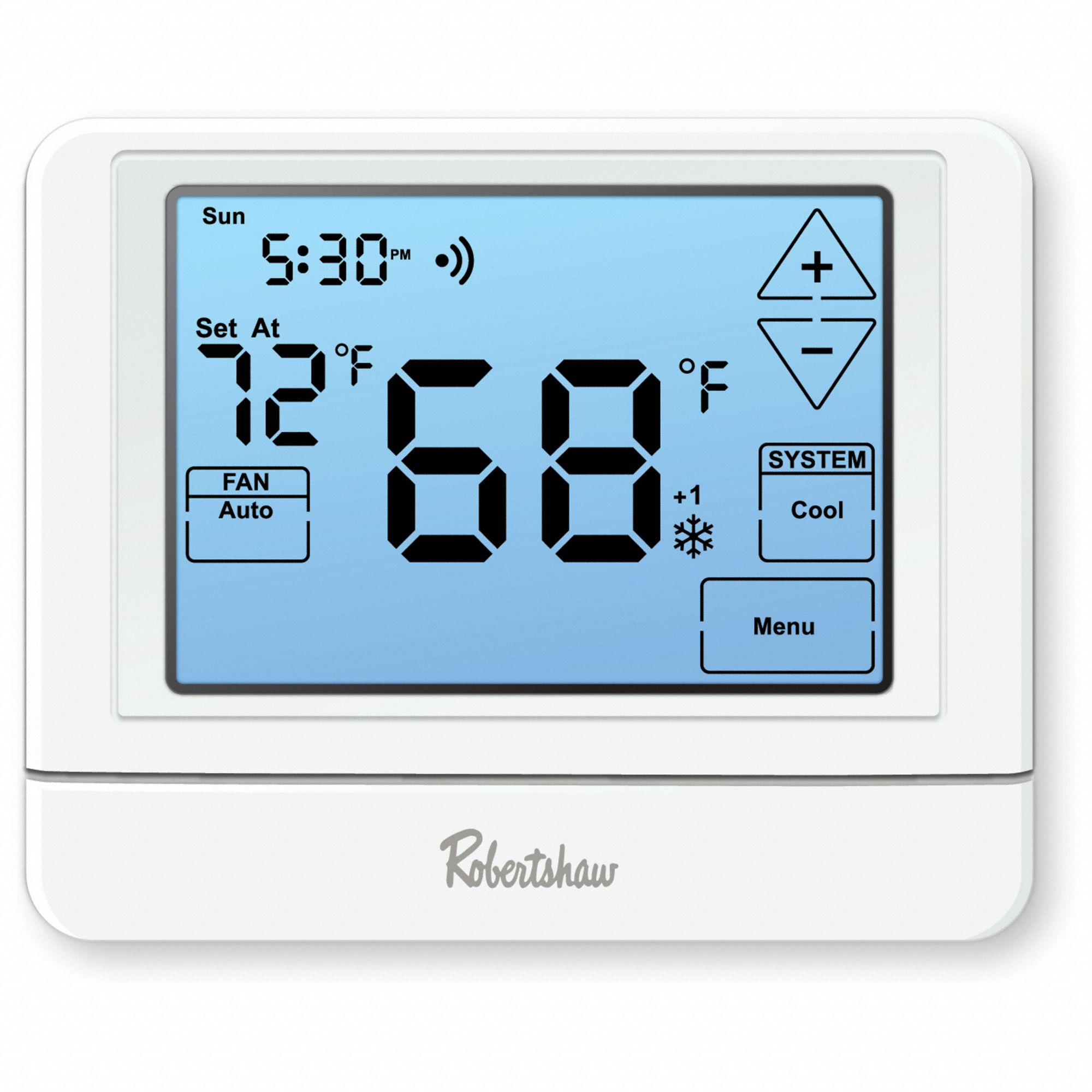 Digital WiFi Wall Thermostat White 24VAC