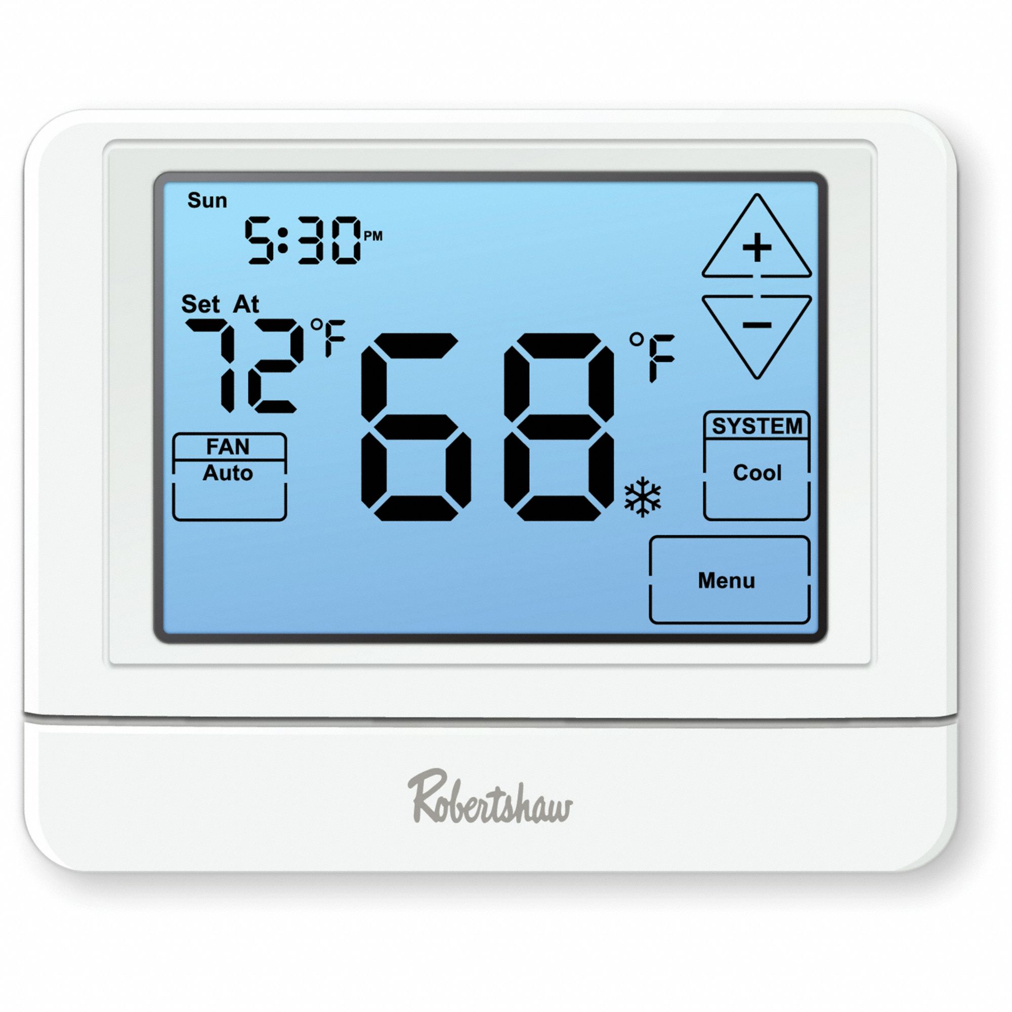 Digital Wall Thermostat: Heat and Cool, Auto, B/C/G/O/RC/RH/W/E/Terminal Designations/Y2
