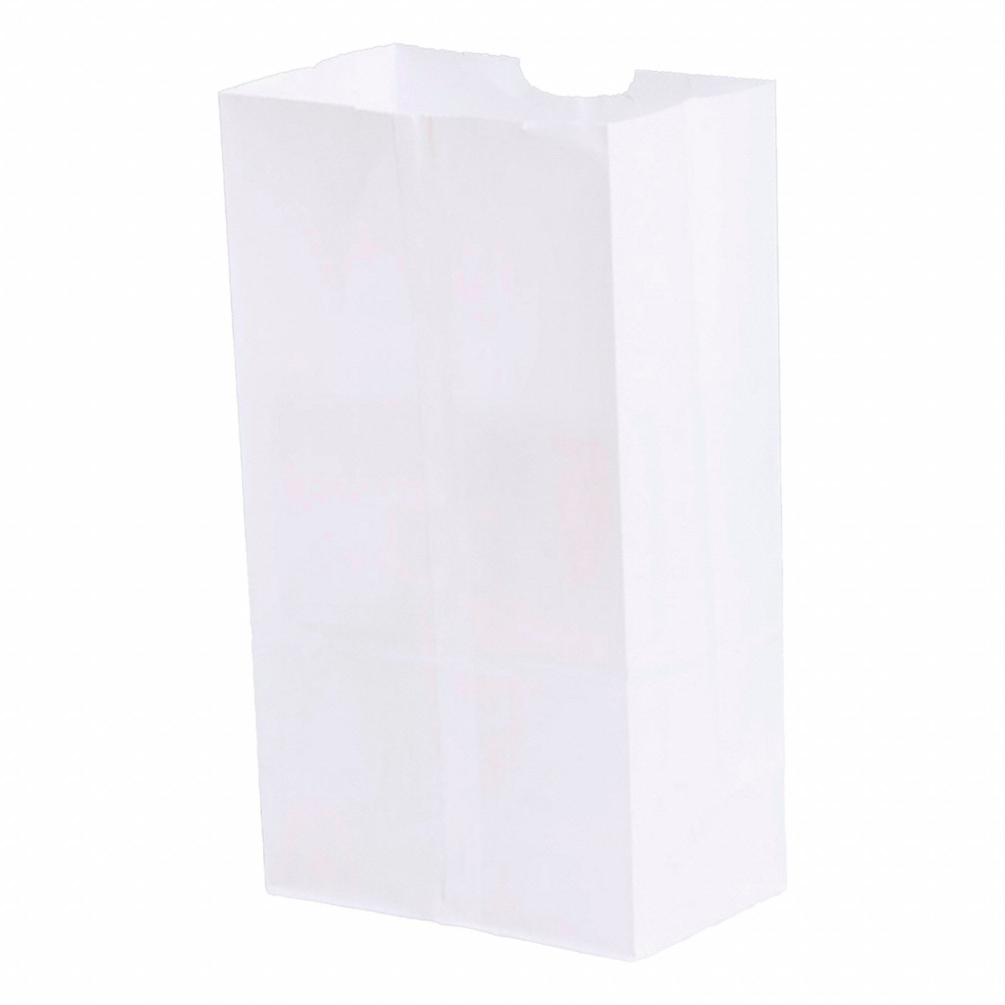 PAPER BAGS,WHITE,6X3.6X11,PK500