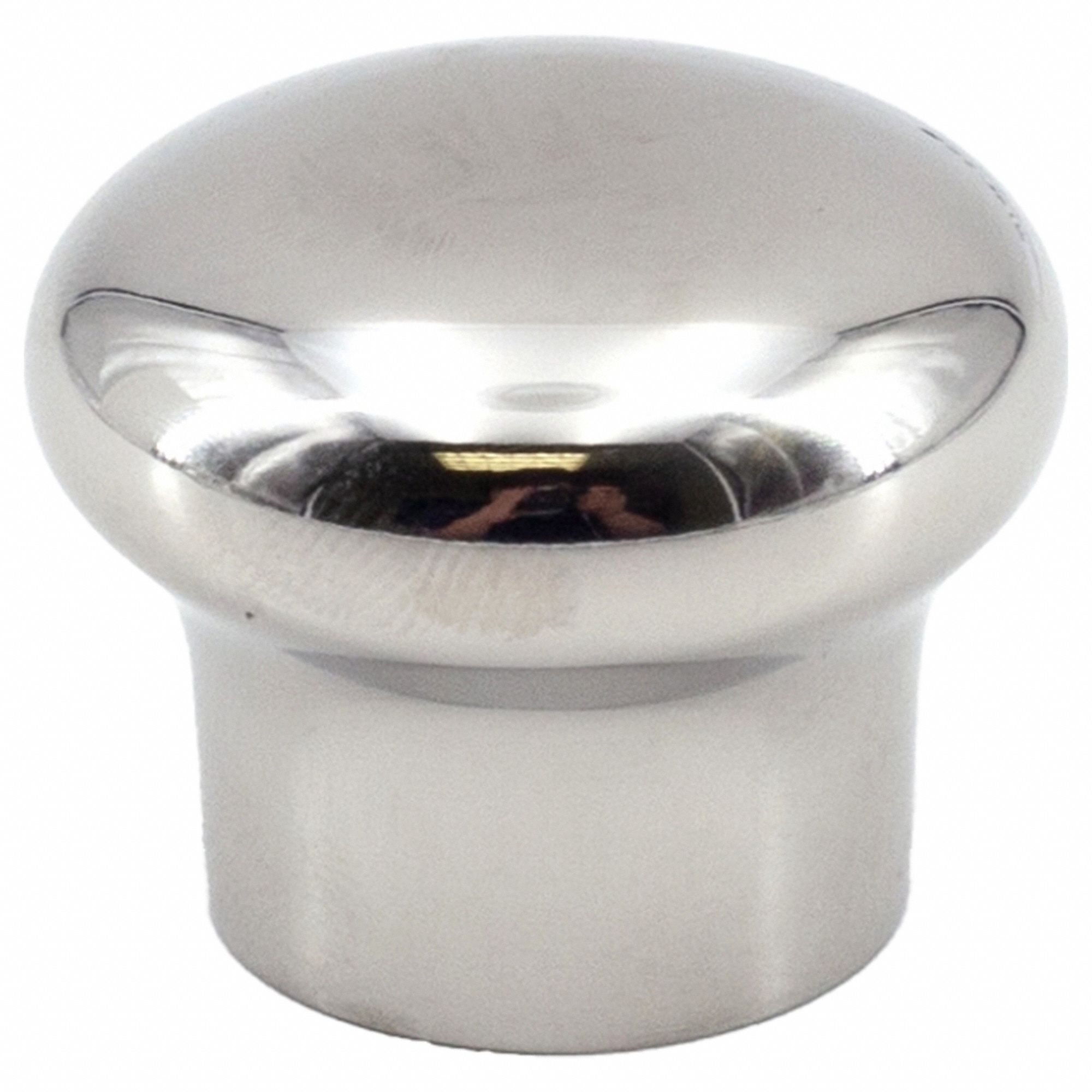 Cabinet Knob 1 3/16 in Dia Mirror