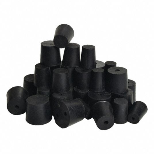 Rubber, 4 Stopper Size, Stopper - 410XU0|RST4-H2 - Grainger